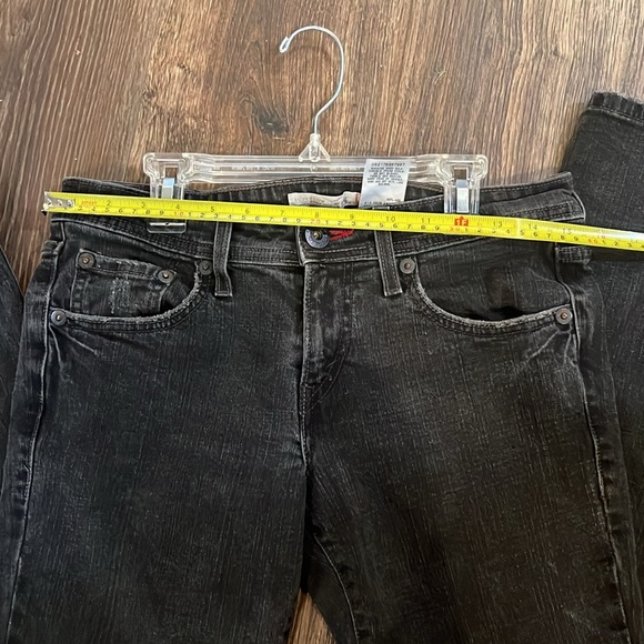 Levi Vintage women’s Super low boot cut black 518 jeans size 7 junior - Picture 9 of 9